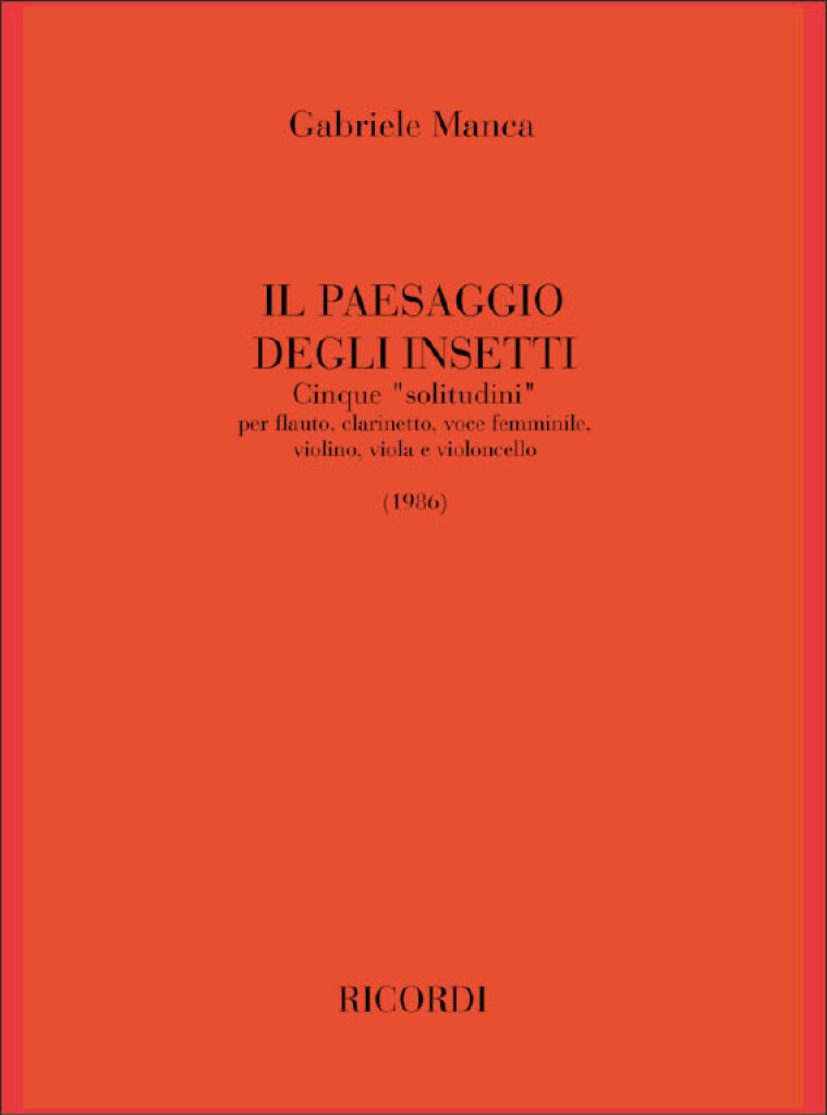 Il Paesaggio Degli Insetti